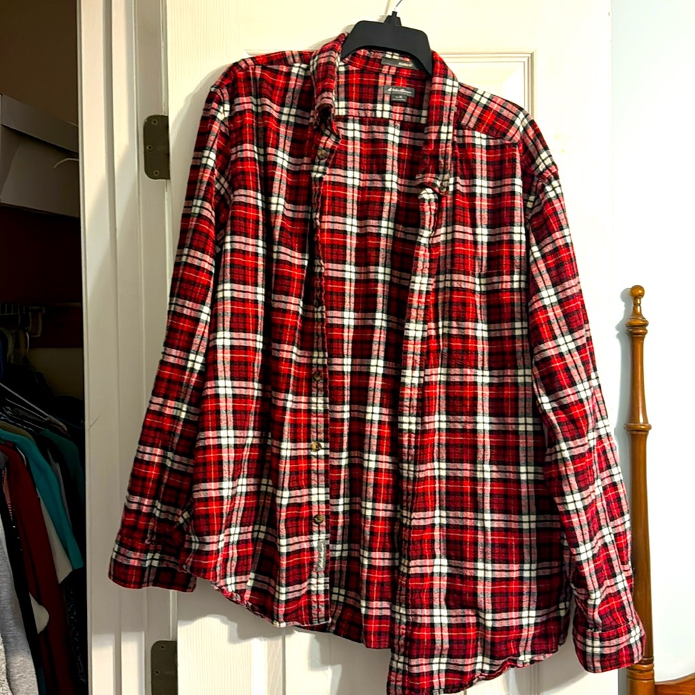 Eddie Bauer Flannel Shirt XL excellent condition